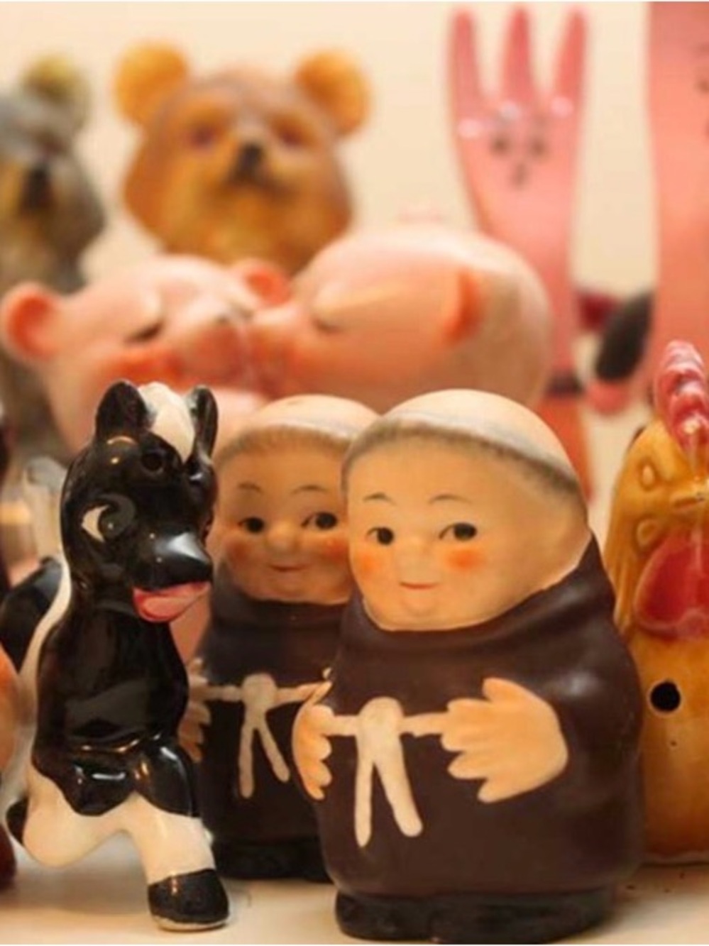 Vintage salt and pepper shakers